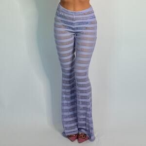 Purple Knitted Pants M